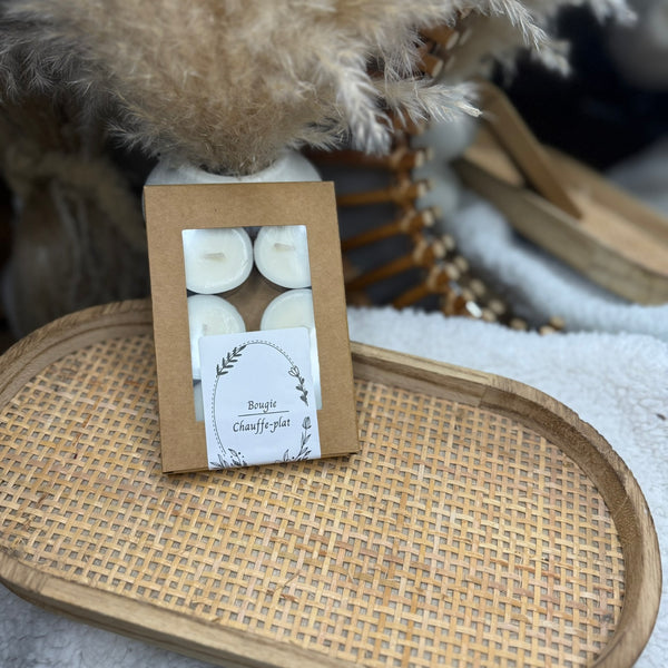 Bougie chauffe-plat